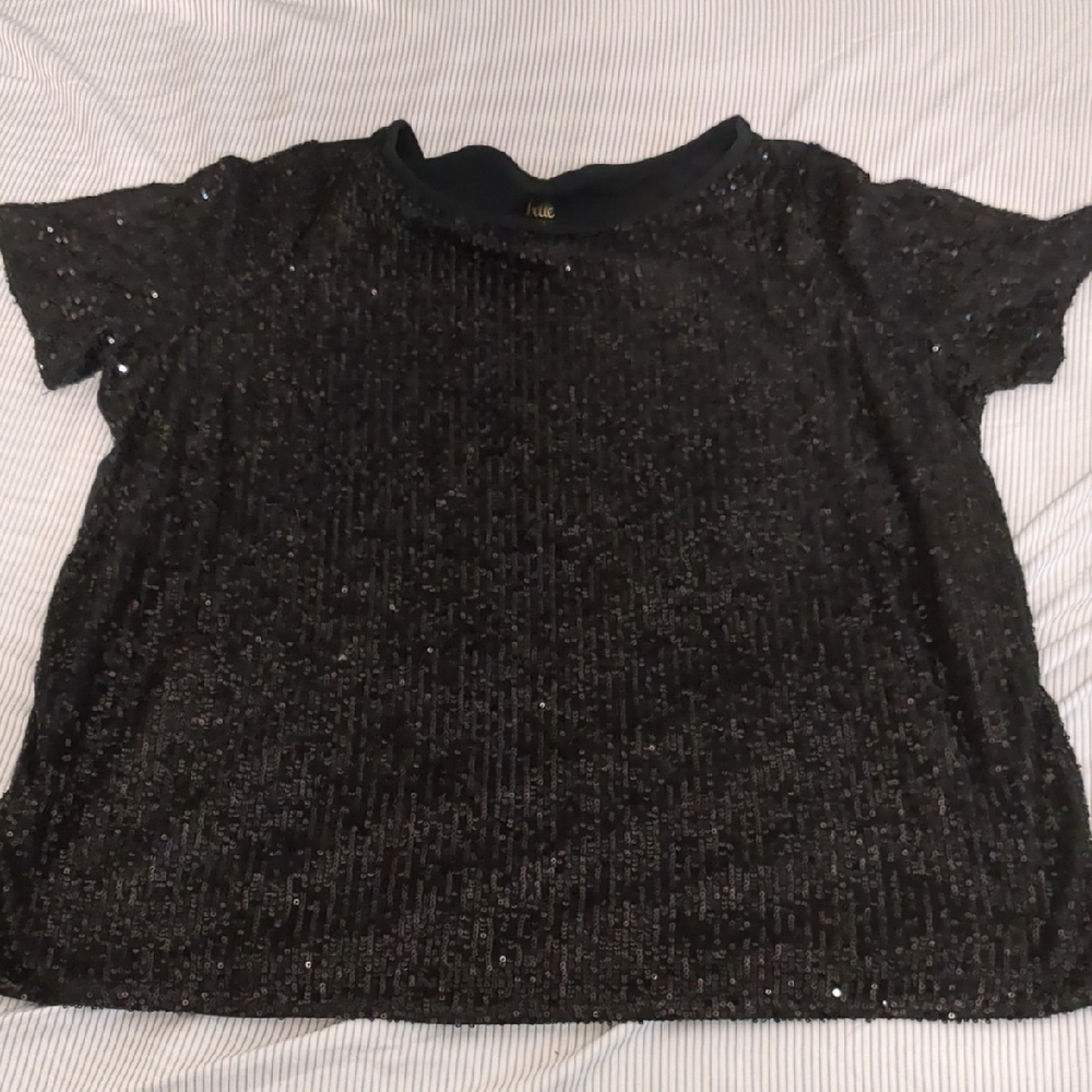 ✨Black Sequin Women's Top